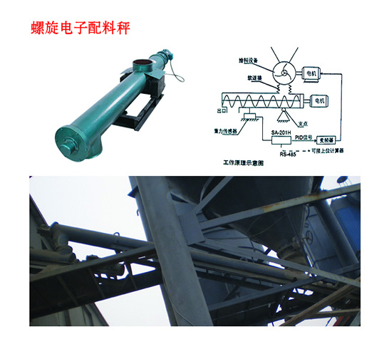 单管螺旋称重给料机